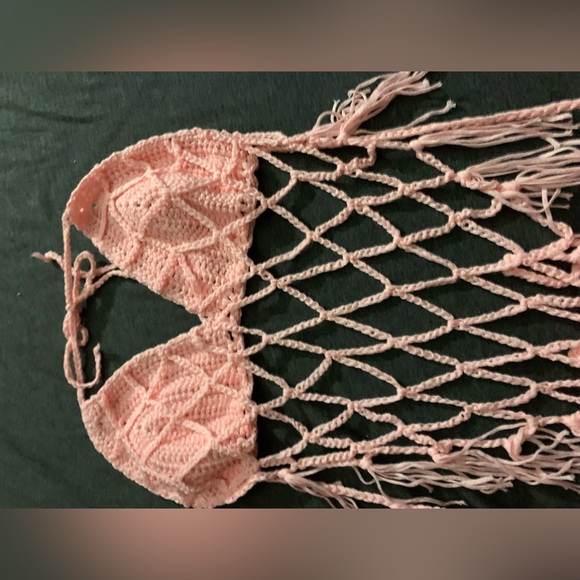 Crochet bikini light pink size Medium - Picture 5 of 8